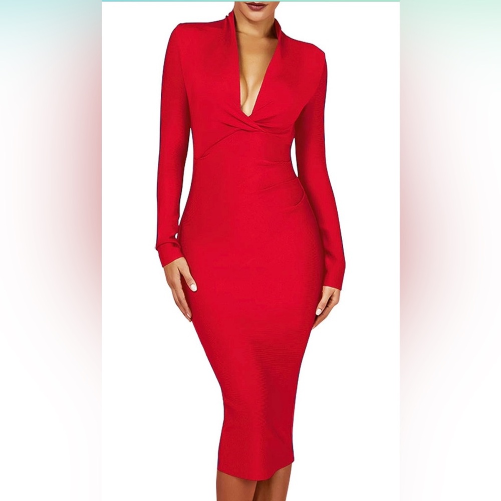 Red Bandage Boutique Dress - Medium